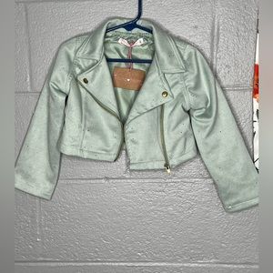 NWT Young Hearts Green Jacket Size 4T